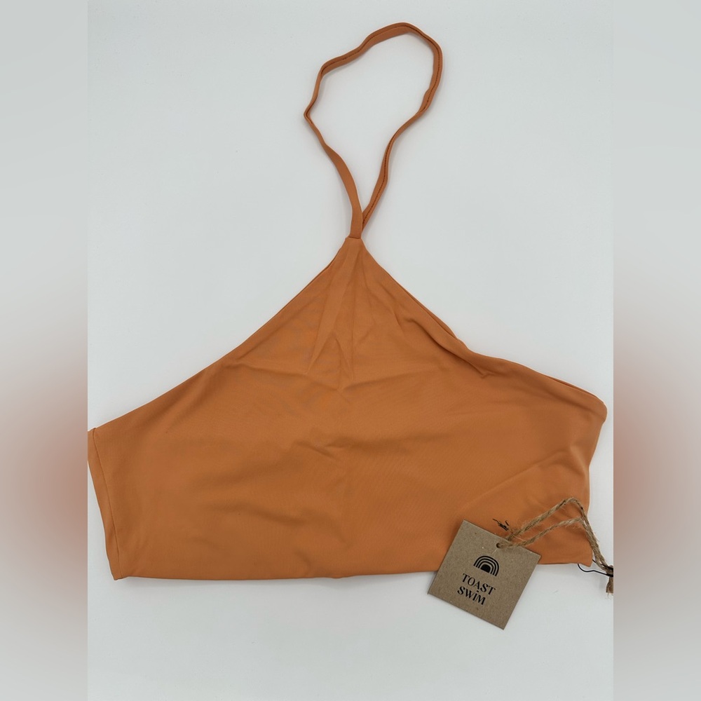 Free People Toast Swim Apex Bikini Top Sandstone New Medium
